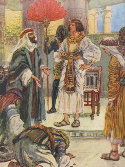 I fratelli di Giuseppe non lo riconoscono in Egitto da Charles Edmund Brock